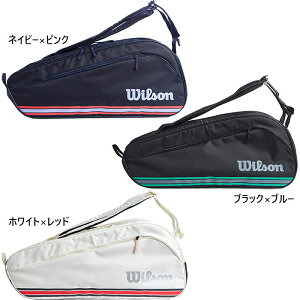 EC\ Y fB[X PbgobO TEAM J 6PK RACKET BAG ejXobO  zCg  ubN  lCr[  Wilson WR80500010 WR80501010 WR80502010