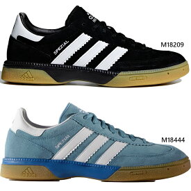 アディダス メンズ レディース ハンドボール スペツィアル Handball Spezial HB スニーカー シューズ 紐靴 スエード ハンドボールシューズ ブラック 黒 ブルー 青 送料無料 adidas M18209 M18444