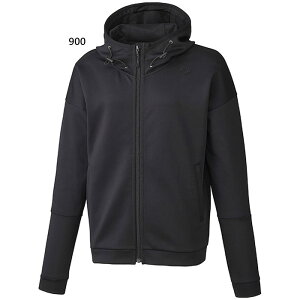 ダンロップ レディース フーデッド スウェット HOODED SWEAT SHIRT テニス バドミントンウェア トップス パーカー 長袖 ジップアップ ブラック 黒 送料無料 DUNLOP DAN3360W