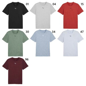 プーマ メンズ TAD エッセンシャル ヘザー キャット 半袖Tシャツ フィットネス トレーニングウェア トップス 吸汗速乾 ブラック 黒 グレー ブルー レッド 青 赤 グリーン 灰色 緑 送料無料 PUMA