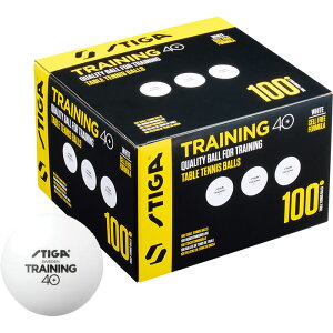 100 XeBK Y fB[X g[jO{[ 40+ TRAINING 40+ 100PCS 싅pi K  STIGA 1110-2710-10J