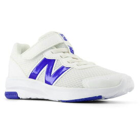 全3色 W幅 ニューバランス ジュニア キッズ NB 578 v1 スニーカー シューズ 運動靴 ベルクロ マジックテープ ランニング マラソン ホワイト 白 グレー ブルー 青 灰色 送料無料 New Balance PT578ACW PT578OHW PT578TAW