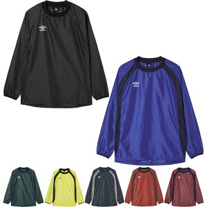 アンブロ メンズ ピステトップ サッカーウェア フットサルウェア トップス 長袖 トレーニングウェア 防風 撥水 ブラック 黒 ネイビー ブルー レッド 青 赤 グリーン 緑 送料無料 UMBRO UF5FWB01MA