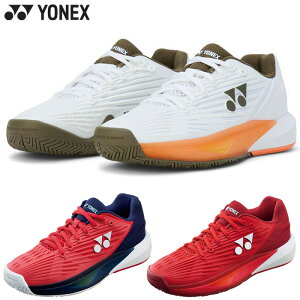 ヨネックス レディース パワークッション エクリプション5 ウィメン AC テニスシューズ オールコート ローカット ホワイト 白 レッド 赤 ピンク 送料無料 YONEX SHTE5LAC