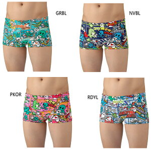 アリーナ メンズ トレーニングスパッツ タフスーツ ショートレッグ スイムウエア スイミング 水泳 競泳水着 練習用 総柄 ネイビー レッド 赤 ピンク グリーン 緑 送料無料 arena AS5FWM14M