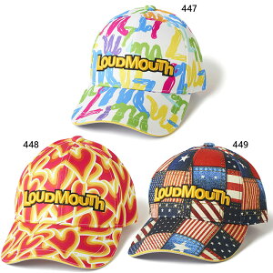 ラウドマウス メンズ レディース 柄キャップ ゴルフ用品 帽子 送料無料 LOUDMOUTH 775903