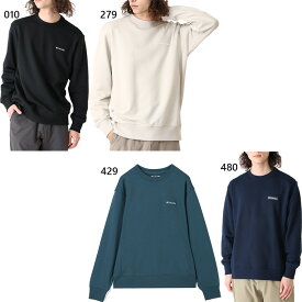 コロンビア メンズ マーブルキャニオンフレンチテリークルー Marble Canyon French Terry Crew カジュアルウェア トップス トレーナー 長袖 ブラック 黒 ブルー 青 送料無料 Columbia AE3351