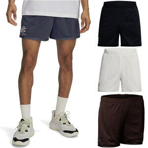 アンダーアーマー メンズ カリー スプラッシュ ショーツ バスケットボールウェア バスパン ボトムス ショートパンツ ステフィン・カリーコレクション ホワイト 白 ブラック 黒 グレー ブラ