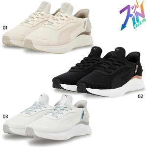 �v�[�} ���f�B�[�X �\�t�g���C�h SOFTRIDE �n�[���j�[ ���[�X �C�[�Y�C�� EASE IN �X�j�[�J�[ �n���Y�t���[�V���[�Y �R�C �z���C�g �� �u���b�N �� �������� PUMA 312671