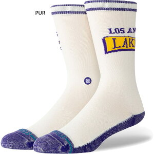 �X�^���X �����Y ���f�B�[�X ���C�J�[�Y �r�N�g���[ �N���[ LAKERS VICTORY CREW �C�� �\�b�N�X �o�X�P�b�g�{�[�� �p�[�v�� �� �������� STANCE A556D25LVC