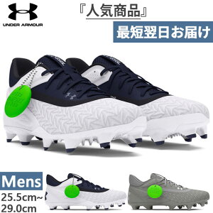 D�� �A���_�[�A�[�}�[ �����Y UA���[�h �}�C�N���e�B�b�v�X TPU 3.0 �싅�V���[�Y �|�C���g�X�p�C�N �z���C�g �� �O���[ �D�F �������� UNDER ARMOUR 3027449