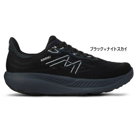 2E幅 幅広 カルフ メンズ イコニ 3.5 ハイボリューム IKONI 3.5 Hivo ランニングシューズ ジョギング マラソン スニーカー シューズ 紐靴 ワイド幅 ブラック 黒 送料無料 KARHU KH102816