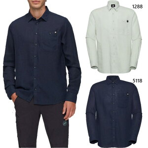 �}���[�g �����Y �A���u�� �T�}�[ �����O�X���[�u �V���c �A�W�A���t�B�b�g Alvra Summer Longsleeve Shirt AF Men �A�E�g�h�A�E�F�A �g�b�v�X ���� �V���o�[ �������� Mammut 1015-01790