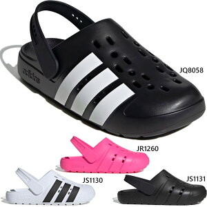 �A�f�B�_�X �����Y ���f�B�[�X �A�f�B���b�^ �N���b�O ADILETTE CLOG U �T���_�� �V���[�Y �T�{�T���_�� �O�l�܂� �X�|�[�c �z���C�g �� �u���b�N �� �������� adidas JQ8058 JS1130 JS1131