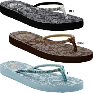 ���L�V�[ ���f�B�[�X �r�[�`�T���_�� LUMINA �T���_�� �V���[�Y �u���b�N �� �u���E�� ���F �������� ROXY RSD261012