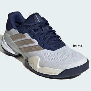 �A�f�B�_�X �����Y �o���P�[�h 14 �e�j�X Barricade 14 Tennis �e�j�X�V���[�Y �n�[�h�R�[�g�p �z���C�g �� �������� adidas JR1743
