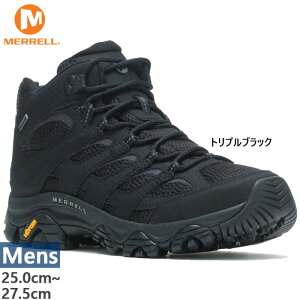 �y4����{���ח\�񏤕i�z ������ �����Y ���A�u 3 �V���Z�e�B�b�N �~�b�h �S�A�e�b�N�XR MOAB 3 SYNTHETIC MID GORE-TEXR �o�R�C �g���b�L���O�V���[�Y �u���b�N �� �������� MERRELL M500249