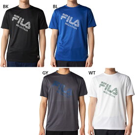 フィラ ゴルフ メンズ 半袖シャツ ゴルフウェア トップス 半袖Tシャツ ホワイト 白 ブラック 黒 グレー ブルー 青 灰色 送料無料 FILA GOLF 746431