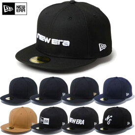 ニューエラ メンズ レディース 59FIFTY ベーシック 5950 帽子 ベースボールキャップ カジュアル ストリート 無地 シンプル ブラック 黒 ネイビー ベージュ 送料無料 NEW ERA