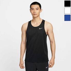 ナイキ メンズ ストライド ドライフィット Dri-FIT ADV ランニングタンクトップ ジョギング マラソン ランニングウェア トップス タンクトップ ブラック 黒 送料無料 NIKE HV5211