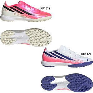 �A�f�B�_�X �W���j�A �L�b�Y �n�C�p�[�t�@�X�g F50 HYPERFAST LEAGUE Turf Football Boots �T�b�J�[�V���[�Y �g���[�j���O�V���[�Y �g���V���[ �z���C�g �� �s���N �������� adidas KK1319 KK1321