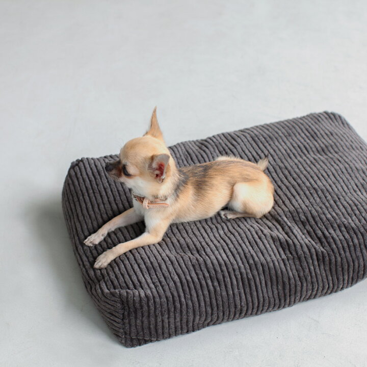 楽天市場 犬 ベッド コーデュロイ スクエア ベッド S サイズ犬 猫ベッド ペット用ベッド Bed 洗える リネン ふかふか 国産 Free Stitch