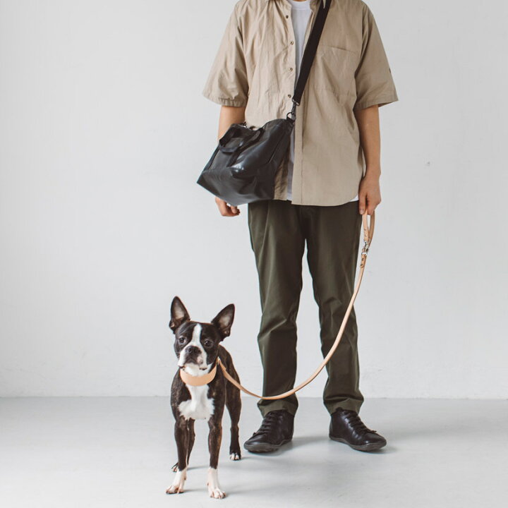 楽天市場 犬 お散歩 ストローリングバッグ ターポリン M サイズお散歩バッグ 犬 お散歩 バッグ 防水 トートバッグ 犬用バッグ バッグ 鞄 かばん クレート おしゃれ シンプル 日本製 こだわり 防水 肩掛け フリーステッチ