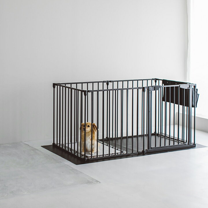 楽天市場 犬 サークル ペットサークル 犬 ゲージ おしゃれ ペット 犬サークル 犬 ケージ 中型犬 ドッグ サークル ゲージ 犬 おしゃれ シンプル サークル ドッグケージ 小型 中型犬用 多頭飼い ケージ スタイリッシュ ドッグサークル ブラック フリーステッチ