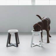 pecolo Food Stand LL(Tall) 陶器フードボウルスタンド 犬