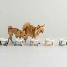 pecolo Food Stand S 陶器浅型フードボウルスタンド) 犬　フードボウル ペコロ　ぺころ