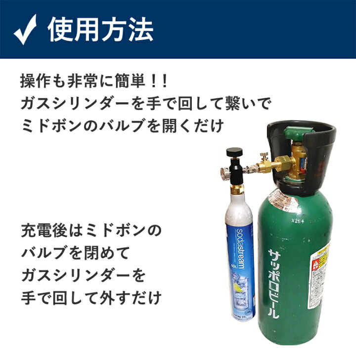 楽天市場】今だけレンチ付き ミドボン ソーダストリーム  