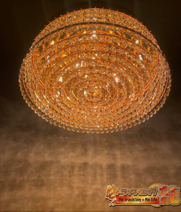 楽天市場】Φ36cm シングルケーキ型 シャンデリア 天吊り フルゴールド  