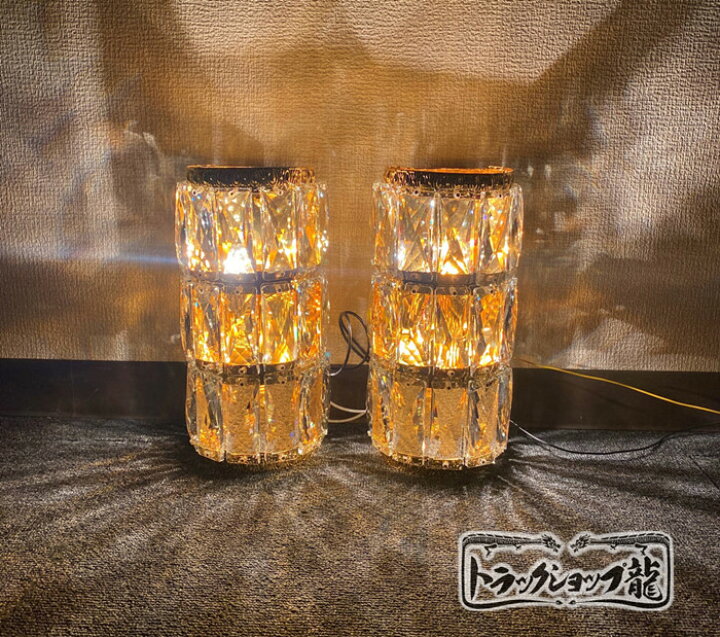 楽天市場】新品 壁掛 シャンデリア 2個セット BA15S口金仕様 ゴールド  