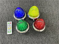 リモコン式ホイールマーカー☆配線不要 バスマーカー 4個セット JET製レンズ LEDランプ リモコン付き