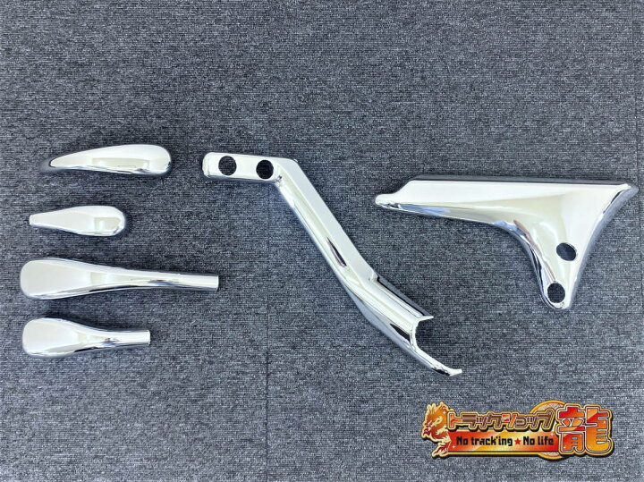 楽天市場】日野 17レンジャー メッキ ミラーステーカバー 電動リモコン 