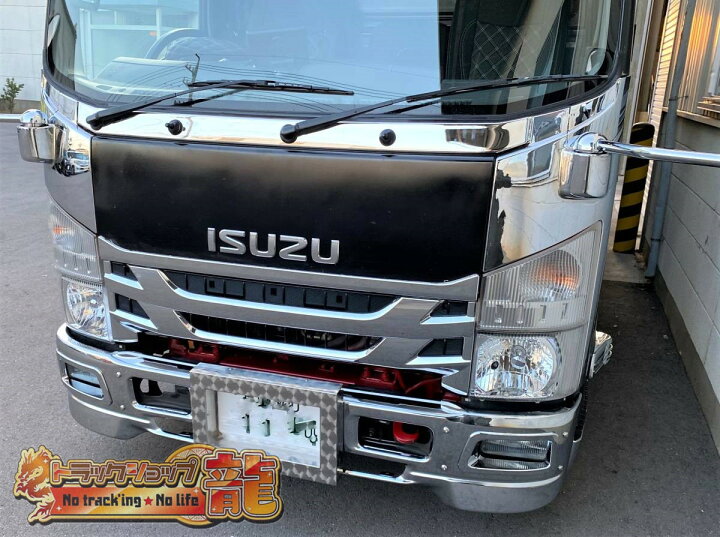 楽天市場】いすゞ 07エルフ ハイキャブ用 メッキ フロントバンパー 