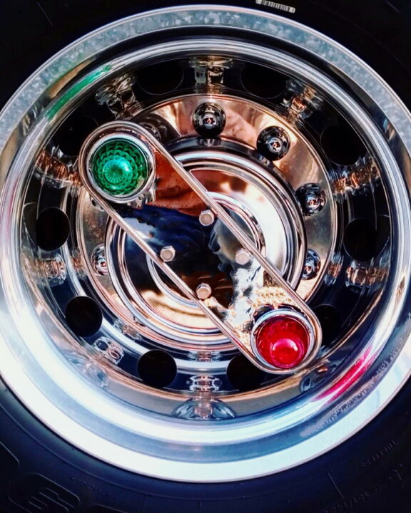 楽天市場】22.5インチ リモコン式マーカー8個＆ステー2枚セット 鏡面  