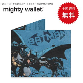 財布 二つ折り カード入れ お札入れ 薄い 軽い さいふ mighty wallet マイティウォレット バットマン in アクション DM-DY-807