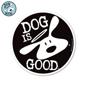 マグネット 磁石 車用品 DogisGood ドッグイズグッド カーマグネット ロゴ ブラック/ホワイト FREEBIRD フリーバード