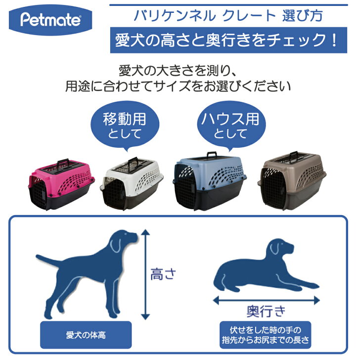 楽天市場】バリケンネル ハードキャリー クレート ハードクレート 