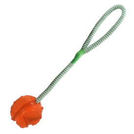 犬 おもちゃ ボール頑丈 壊れない 水に浮く ロープ付き PLATZ プラッツ K-9 ボール Sサイズ Mサイズ グリーン ピンク オレンジ ブルー FREEBIRD フリーバード