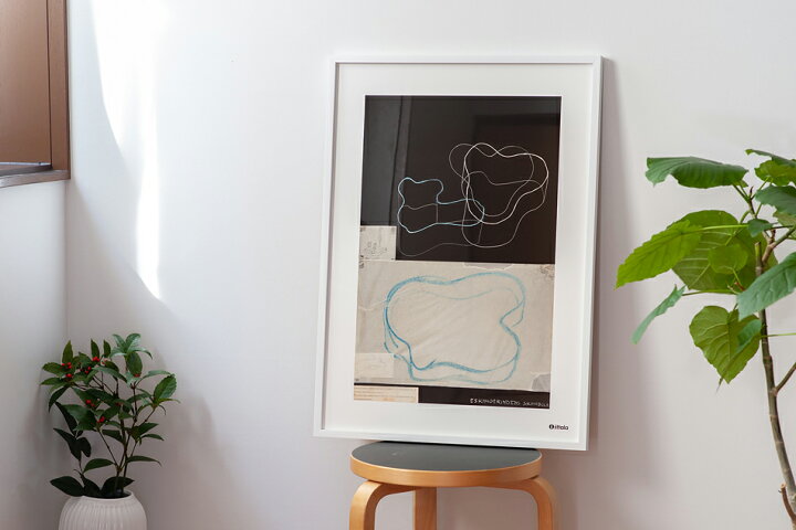 楽天市場】アートポスター 50×70cm （イッタラ／iittala）アルヴァ 