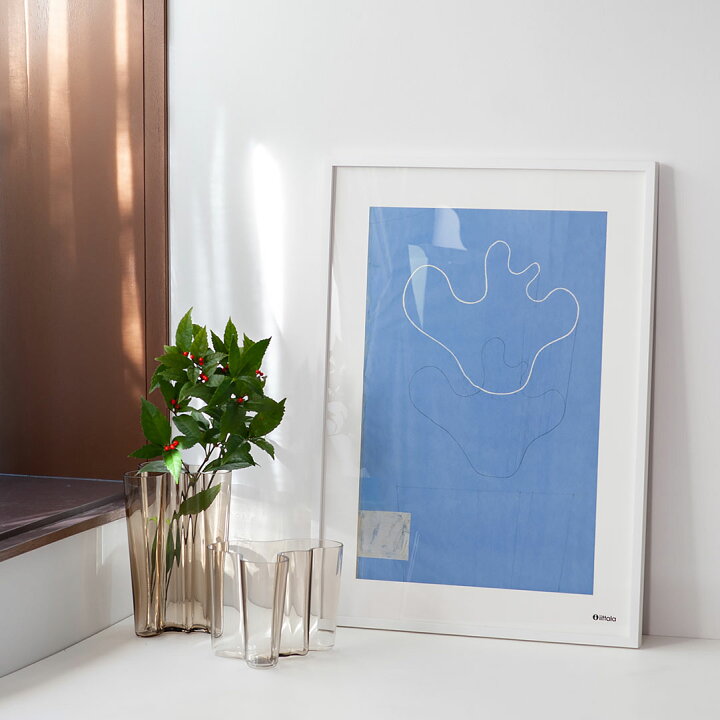楽天市場】アートポスター 50×70cm （イッタラ／iittala）アルヴァ 