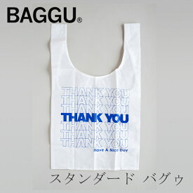 スタンダード バグゥ（バグゥ／BAGGU）【free design 別注】THANK YOU ブルー