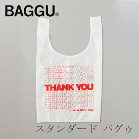スタンダード バグゥ（バグゥ／BAGGU）【free design 別注】THANK YOU レッド