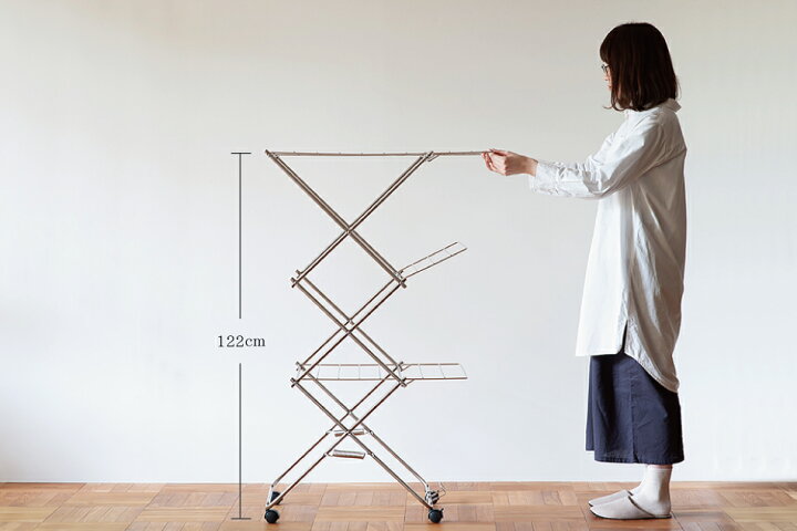 楽天市場】タワー型物干し 3段 小（大木製作所） : free design 