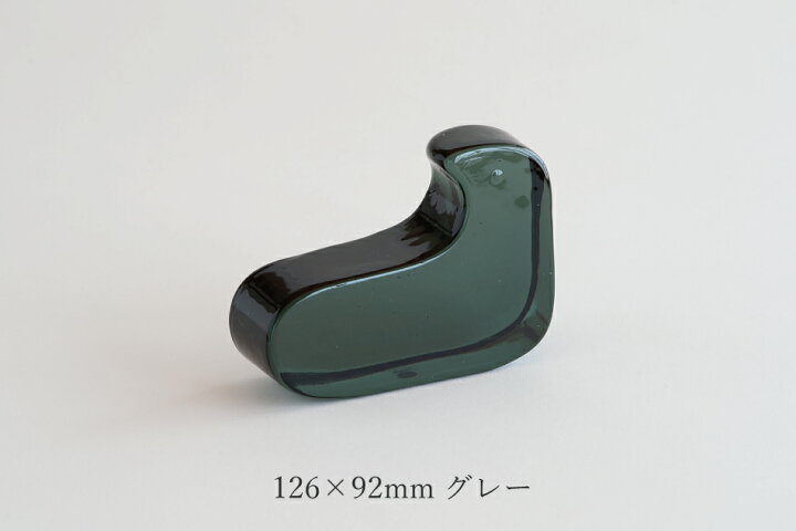楽天市場】ガラスバード 126×92mm グレーイッタラ×ミナ ペルホネン 