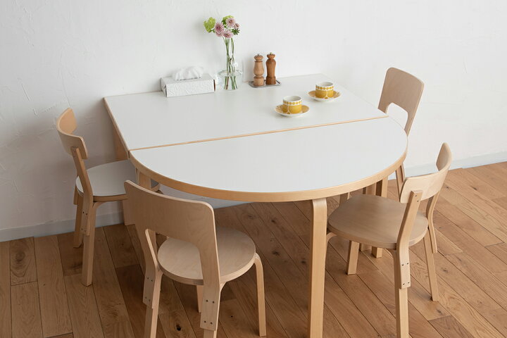 楽天市場】【即納】81B テーブル／120×75cm バーチ（アルテック／Artek 