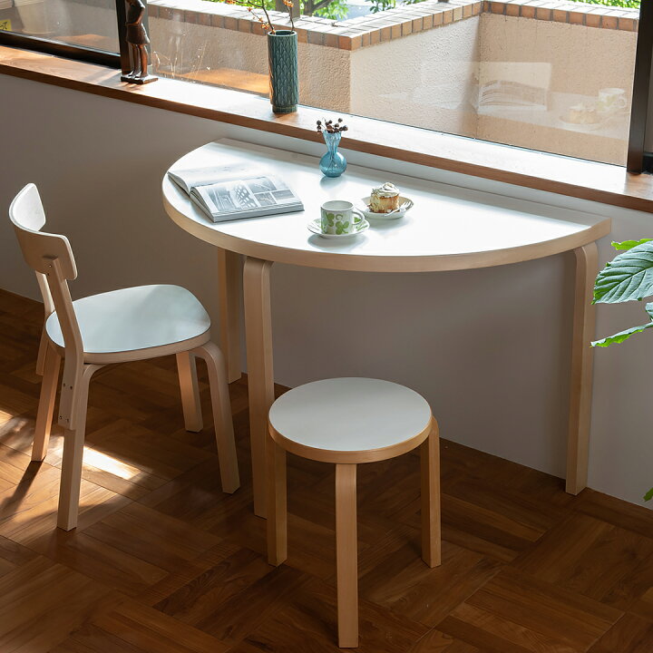 楽天市場】【即納】アアルト テーブル 半円形（アルテック／Artek 