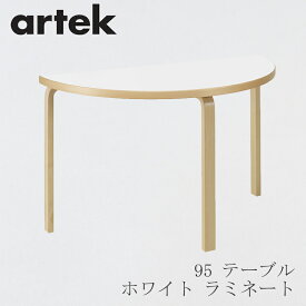 【即納】95 テーブル（アルテック／Artek）ホワイト ラミネート